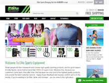 Tablet Screenshot of elitesportzequipment.com